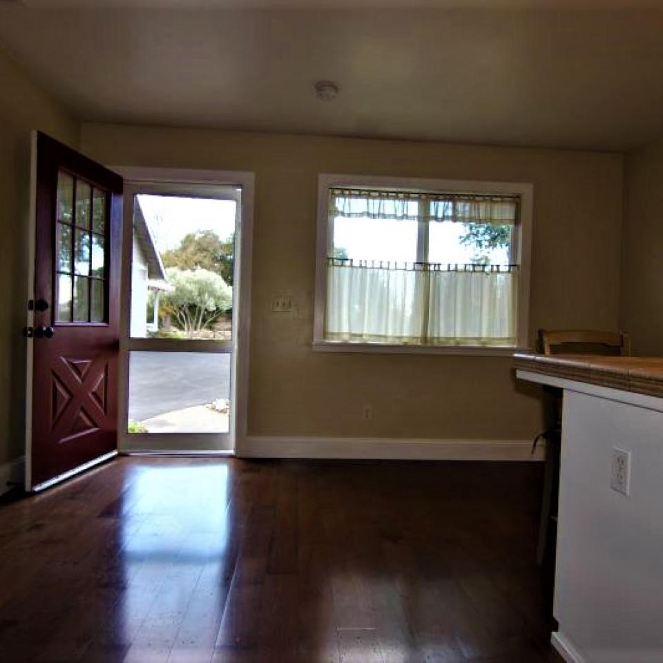 View from kitchen