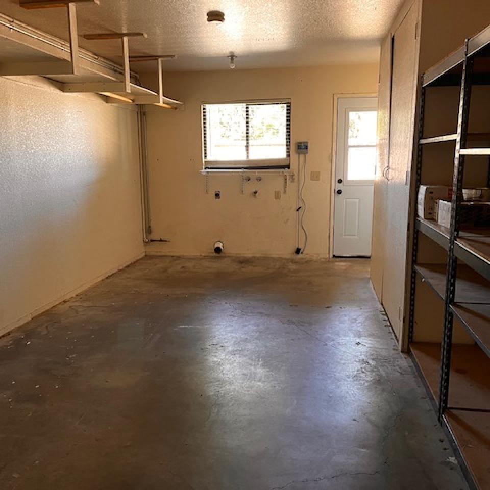 Garage with Storage and Laundry hookups